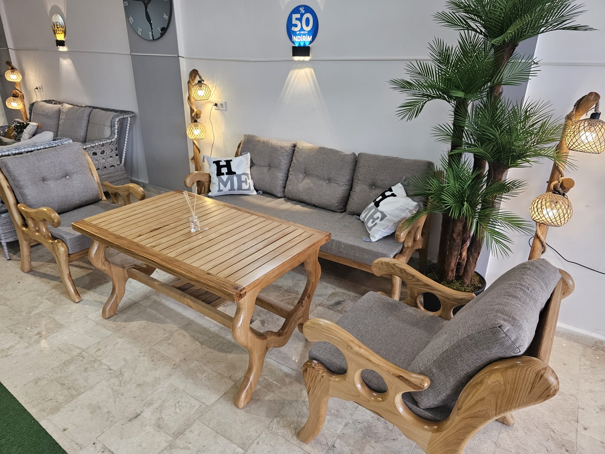 Saray Masif Bahçe Balkon Mobilyası 2