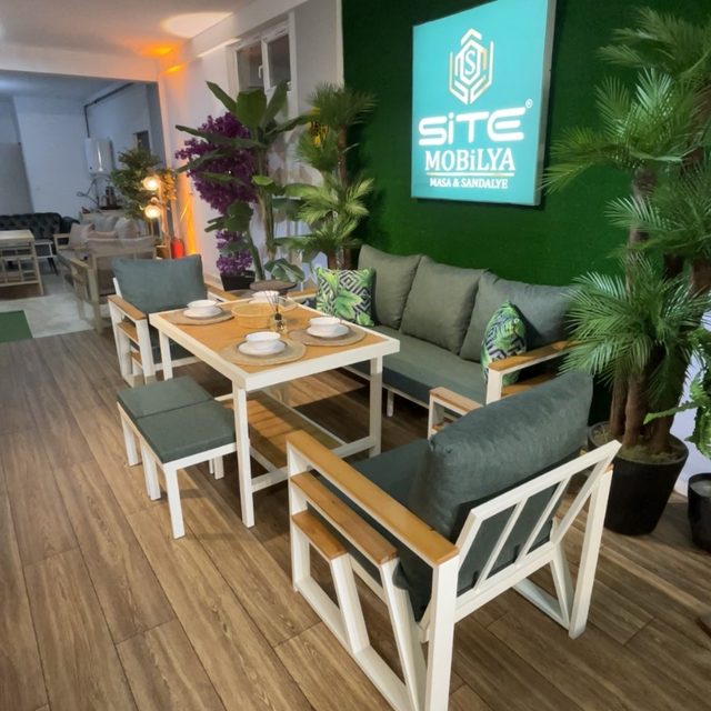 Milas Premium Bahçe Balkon Mobilyası - Metal