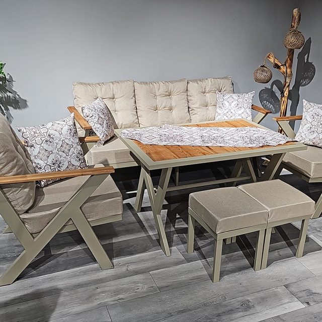Z Premium Üst Segment Bahçe Balkon Mobilyası - Metal